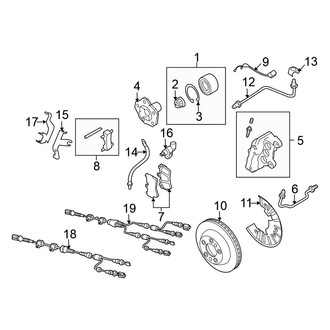 Volkswagen OE - Front Suspension - Brake Components (350 x 34 mm)