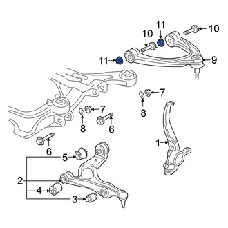 Volkswagen OE - Suspension Control Arm Nut