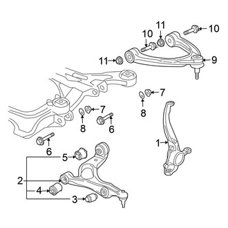 Volkswagen OE - Front Suspension - Suspension Components