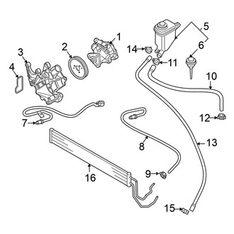 Volkswagen OE - Steering Gear & Linkage - Pump & Hoses (3.0L)