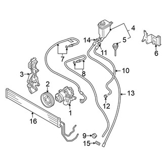 Volkswagen OE - Steering Gear & Linkage - Pump & Hoses (3.6L)