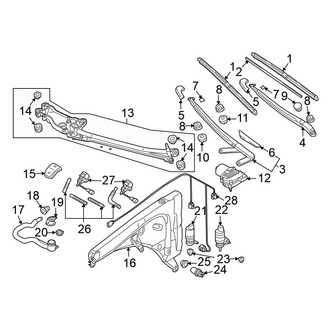 Volkswagen OE - Windshield - Wiper & Washer Components