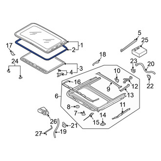 Volkswagen OE - Sunroof Seal