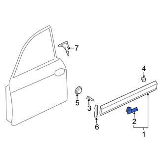 Volkswagen OE - Fender Molding Retainer