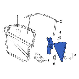Volkswagen OE - Front Right Window Regulator