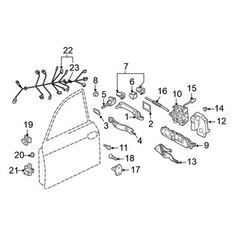 Volkswagen OE - Front Door - Lock & Hardware