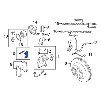 Volkswagen OE - Rear Disc Brake Pad Set