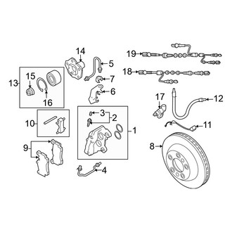 Volkswagen OE - Rear Suspension - Brake Components (330 x 28 mm)