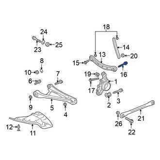 Volkswagen OE - Lower Suspension Control Arm Bolt