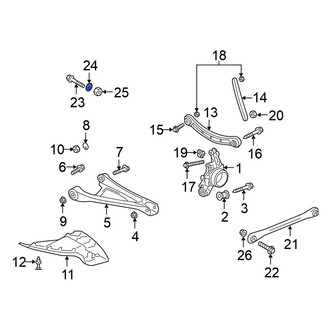 Volkswagen OE - Front Alignment Camber Adjusting Eccentric