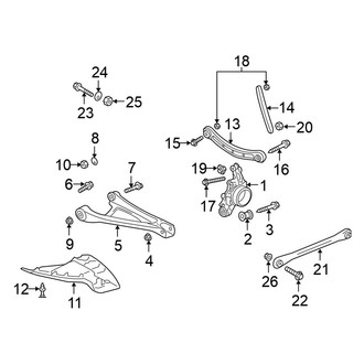 Volkswagen OE - Rear Suspension - Suspension Components