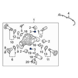 Volkswagen OE - Differential Housing Fill Plug