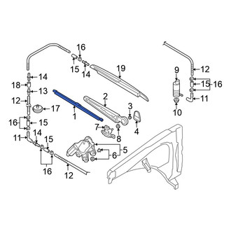 Volkswagen OE - Rear Wiper Blade