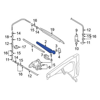 Volkswagen OE - Rear Wiper Arm