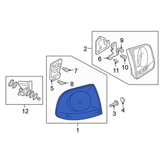 Volkswagen OE - Right Outer Tail Light Assembly