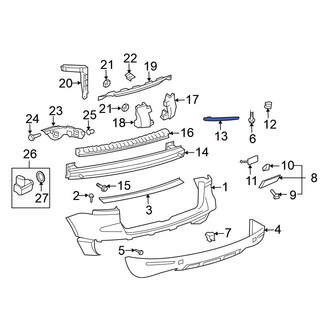 Volkswagen OE - Rear Right Reflector Panel