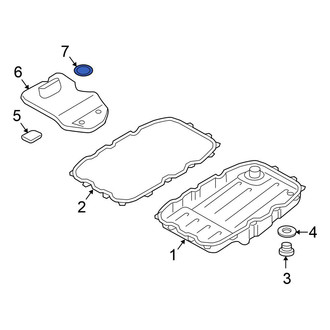 Volkswagen OE - Automatic Transmission Filter O-Ring