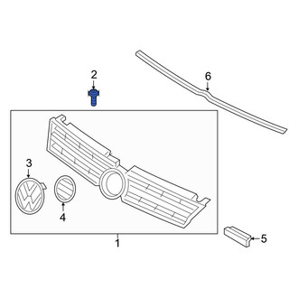 Volkswagen OE - Grille Bolt