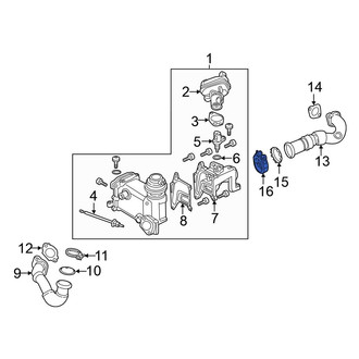 Volkswagen OE - Engine Coolant Pipe Clamp