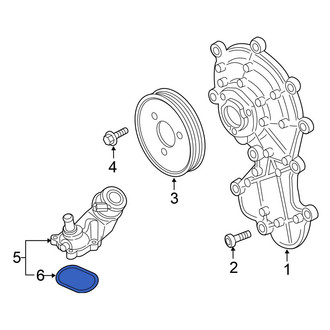 Volkswagen OE - Engine Coolant Thermostat Housing Seal