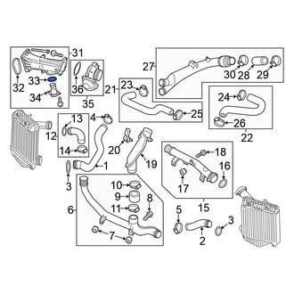 Volkswagen OE - Intercooler Pipe Gasket