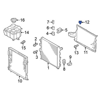 Volkswagen OE - Radiator Support Air Duct Clip