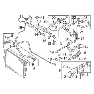 Volkswagen OE - Cooling - Hoses & Lines (Main)