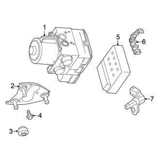 Volkswagen OE - Electrical - ABS Components (V6 Executive / V6 Sport / V6 Wolfsburg)