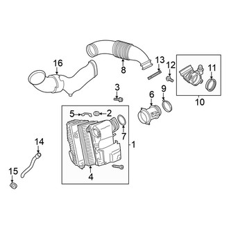 Volkswagen OE - Engine / Transaxle - Air Intake (Diesel)
