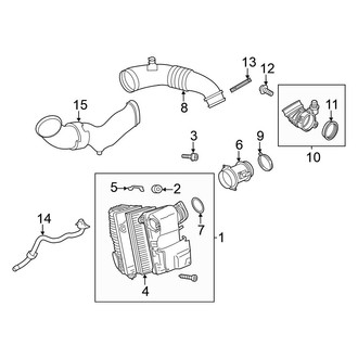 Volkswagen OE - Engine / Transaxle - Air Intake (Diesel)