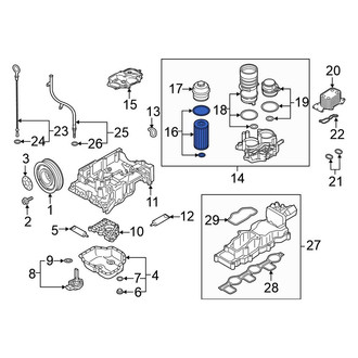 Volkswagen OE - Engine Oil Filter Element