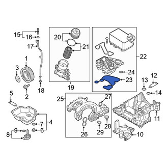 Volkswagen OE - Engine Oil Cooler Gasket