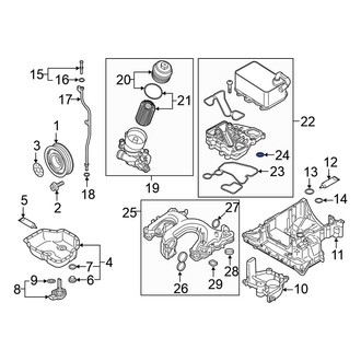 Volkswagen OE - Engine Oil Cooler Gasket