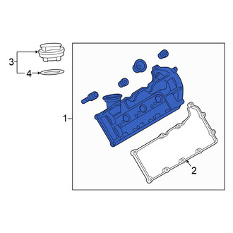 Volkswagen OE - Right Engine Valve Cover