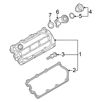 Volkswagen OE - Engine / Transaxle - Valve & Timing Covers (Diesel)