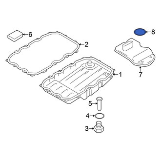 Volkswagen OE - Automatic Transmission Filter O-Ring