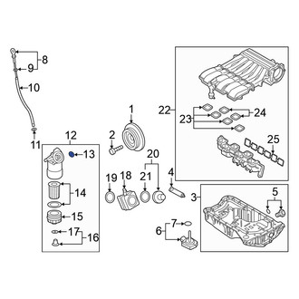 Volkswagen OE - Engine Oil Filter Housing Gasket