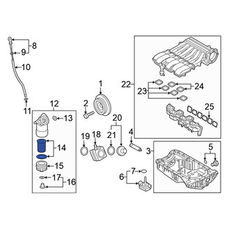 Volkswagen OE - Engine Oil Filter Element