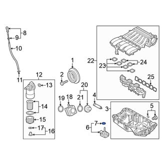 Volkswagen OE - Engine Oil Level Sensor O-Ring