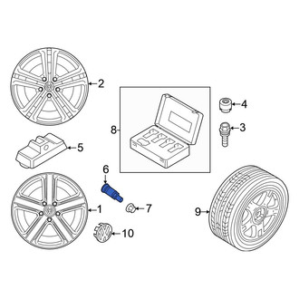 Volkswagen OE - Tire Valve Stem