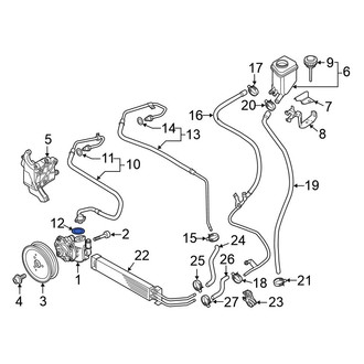 Volkswagen OE - Power Steering Pressure Hose Seal