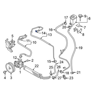 Volkswagen OE - Power Steering Hose O-Ring