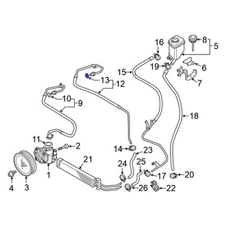Volkswagen OE - Power Steering Hose O-Ring