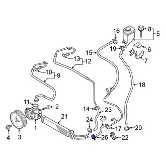 Volkswagen OE - Outer Rack and Pinion Bellows Clamp