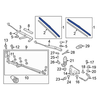 Volkswagen OE - Front Wiper Blade