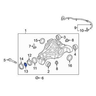 Volkswagen OE - Front Differential Pinion Seal