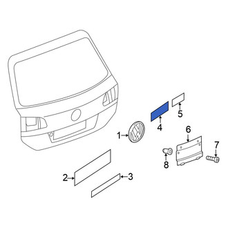 Volkswagen OE - Rear Hatch Emblem