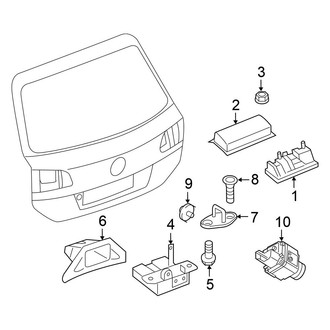 Volkswagen OE - Lift Gate - Lock & Hardware (Diesel / Gas)