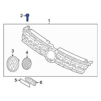 Volkswagen OE - Grille Bolt