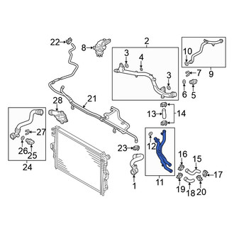 Volkswagen OE - Engine Coolant Pipe